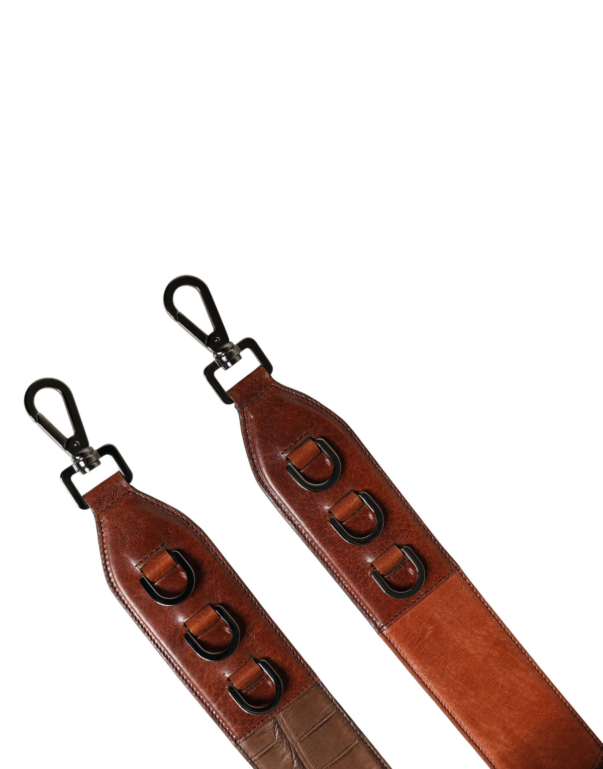 Elevate your style with the Dolce & Gabbana Brown Horse Velvet Leather Shoulder Strap, a luxurious blend of exquisite materials and Italian craftsmanship, perfect for discerning connoisseurs.