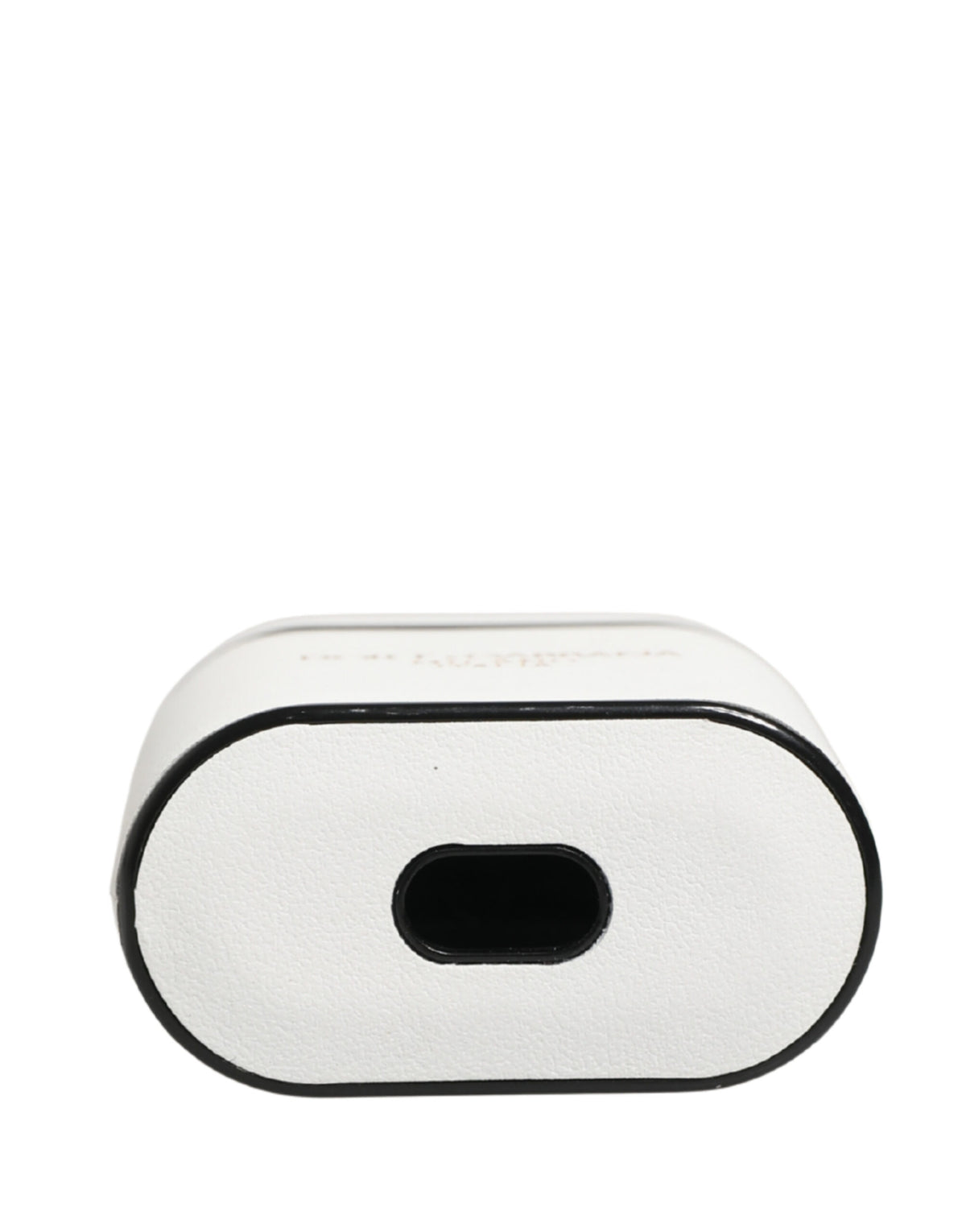 Indulge in the exquisite Dolce & Gabbana White Calf Leather Logo Print Flip Holder Airpods Case, where Italian craftsmanship meets luxurious sophistication, elevating your style effortlessly.