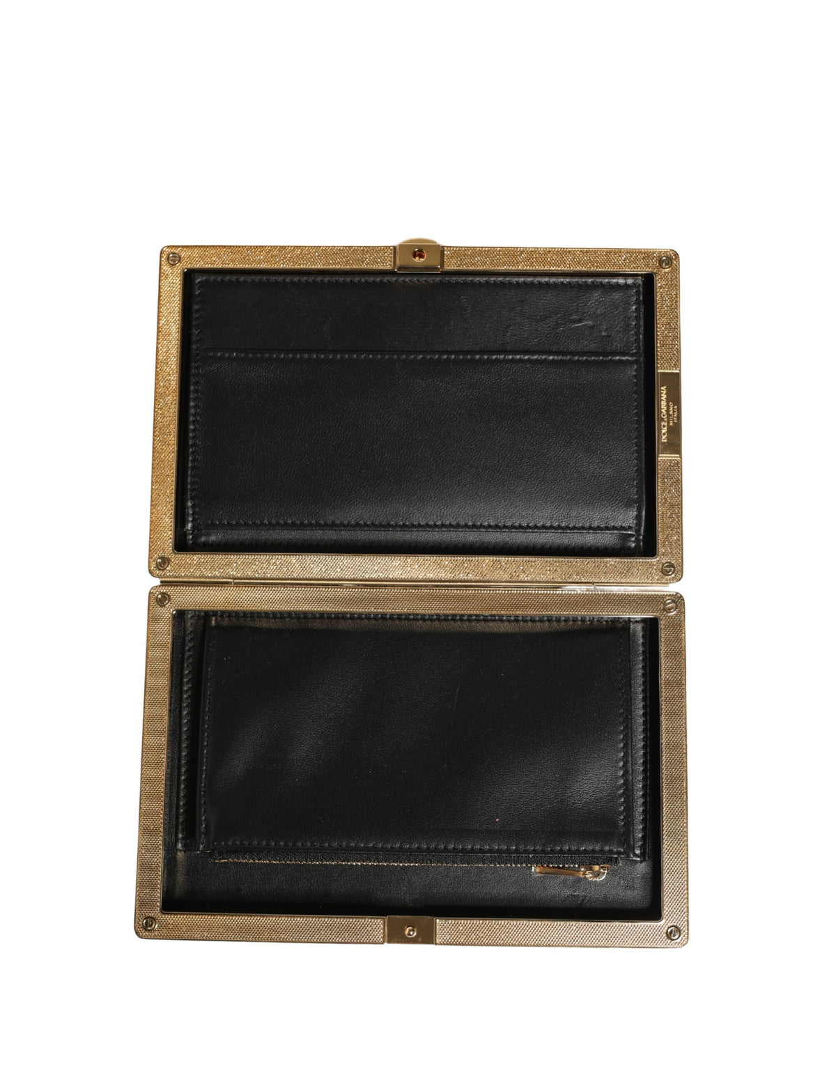 Experience the allure of the Dolce & Gabbana Beige Lambskin Leather Clutch, a masterpiece of Italian craftsmanship that elevates your evening elegance with timeless sophistication.