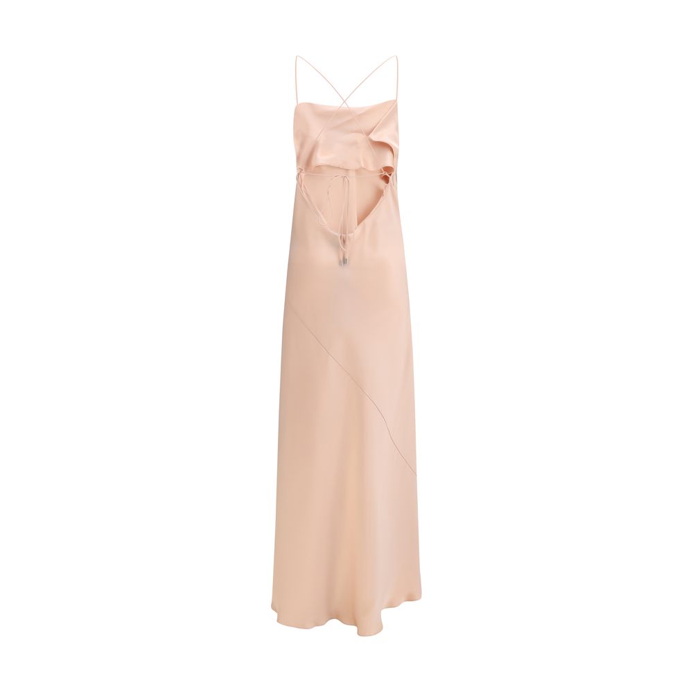 Discover the PINKO Multicolor Marabou Casual Dress, a luxurious satin masterpiece that embodies elegance and sophistication for unforgettable moments.