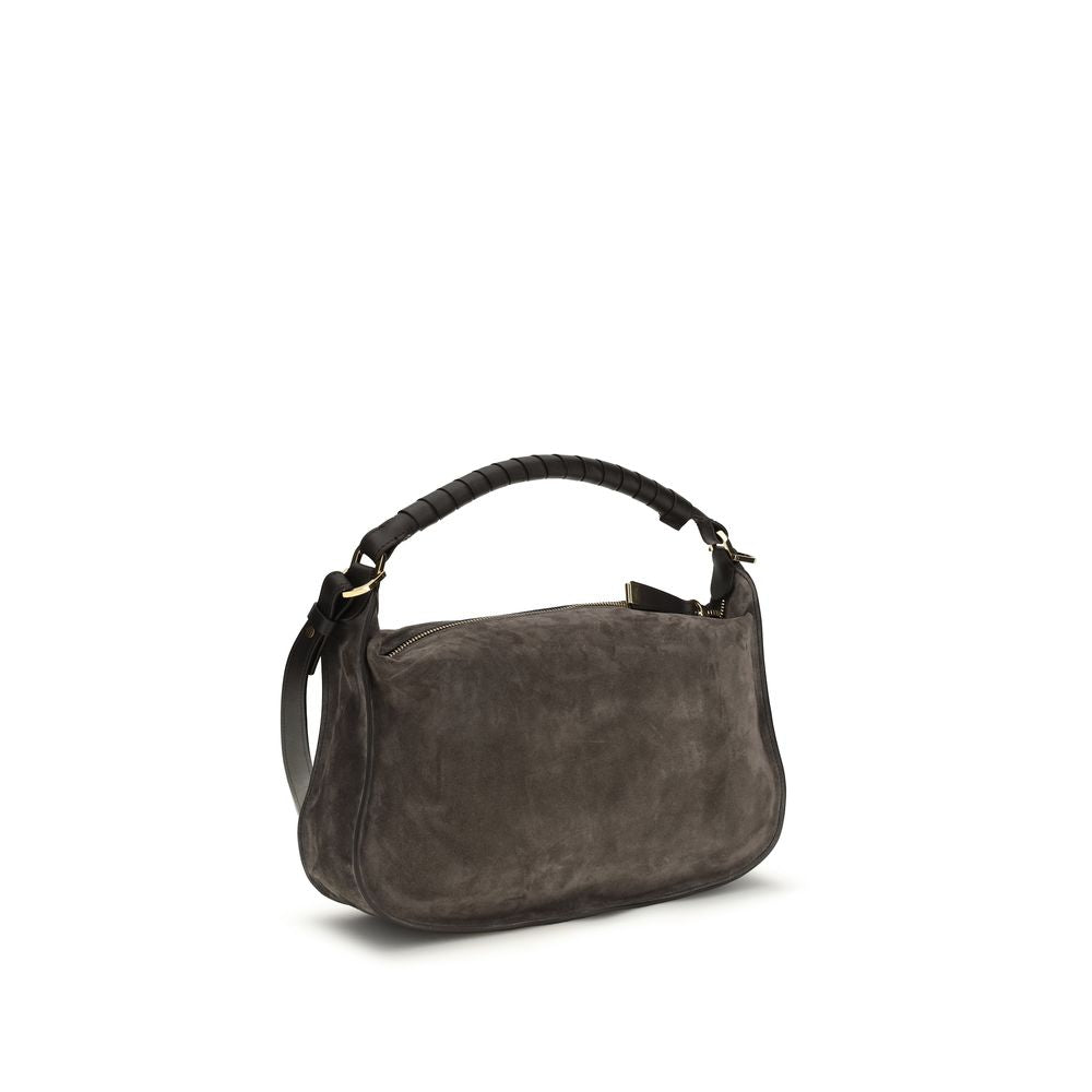 Chloé Brown Calf Leather Bos Taurus Shoulder Bag - Timeless Luxury