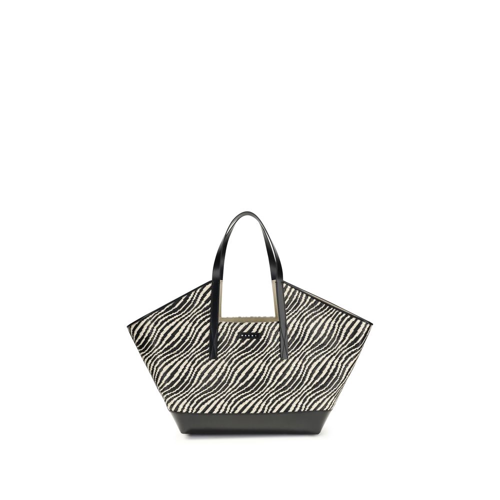 Discover the Marni Black Polyamide Shoulder Bag, a masterpiece of exquisite craftsmanship and contemporary elegance, perfect for the discerning individual seeking timeless luxury.