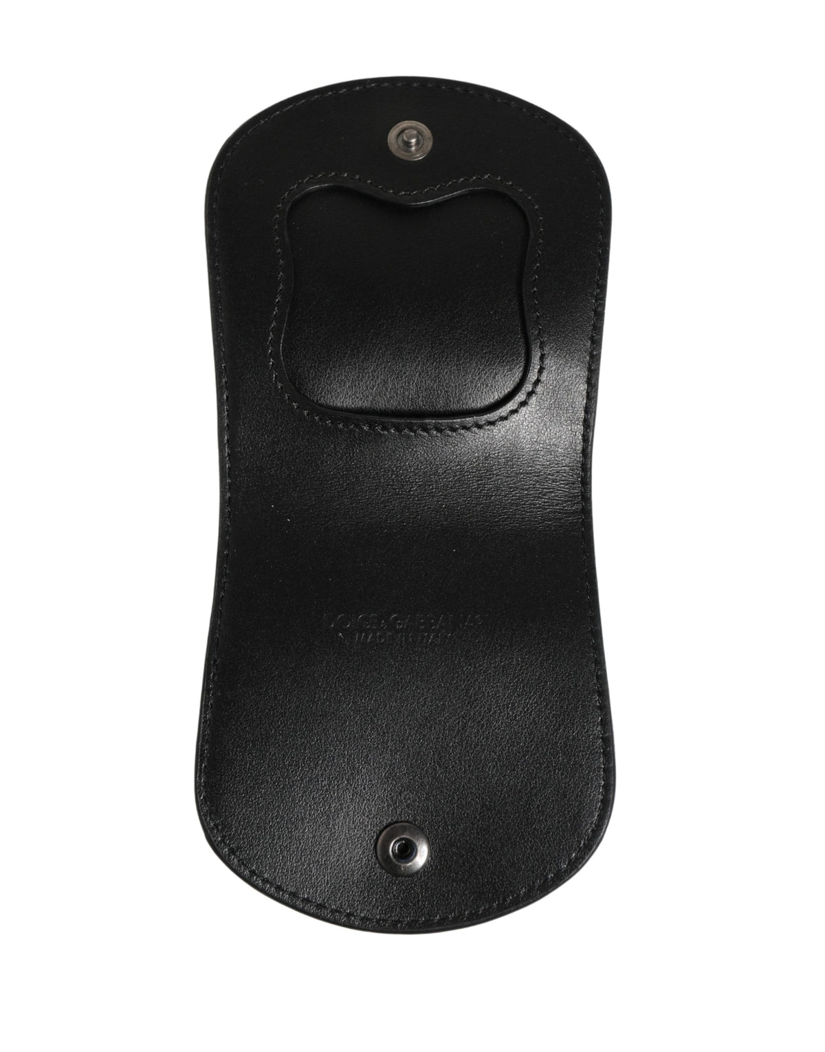 Discover the Dolce & Gabbana Black Exotic Skin Condom Case Holder Wallet, a masterpiece of caiman leather that embodies Italian luxury and timeless elegance.