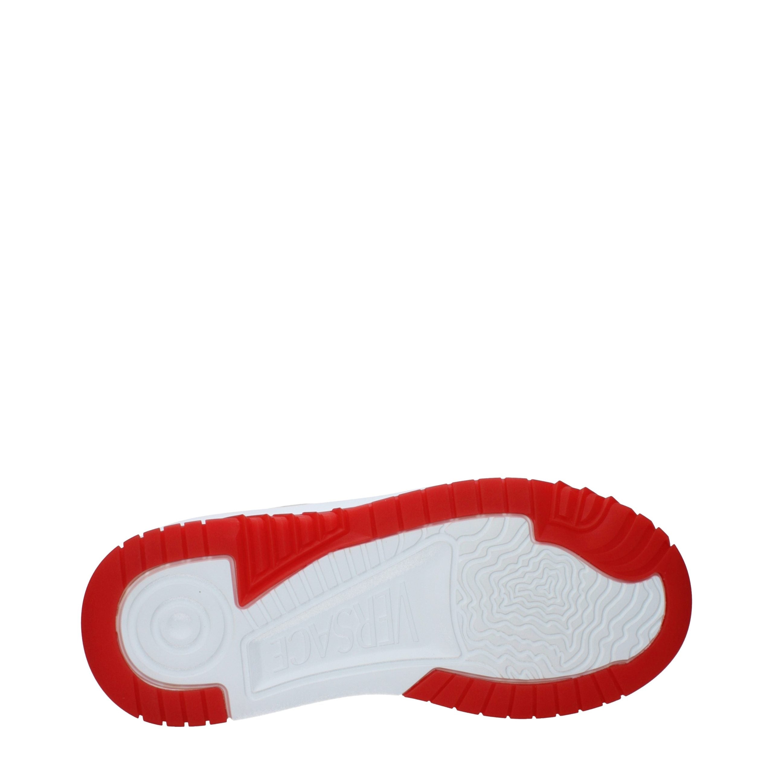 Elevate your style with Versace White Leather Athletic Sneakers, where exquisite Italian craftsmanship meets luxurious comfort for the discerning individual.