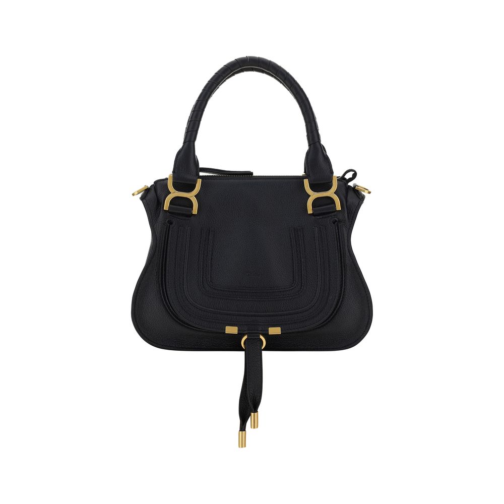 Chloé Black Calf Leather Bos Taurus Shoulder Bag – Artisanal Luxury