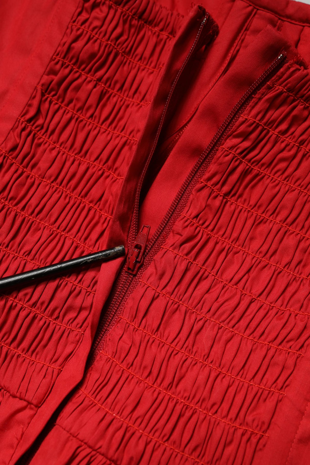 Elevate your elegance with the Dolce & Gabbana Red Cotton A-Line Sleeveless Mini Dress, a masterpiece of Italian craftsmanship that embodies refined luxury and allure.