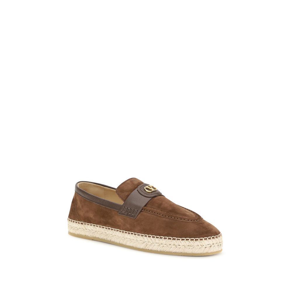 Valentino Garavani Espadrilles - Luxurious Brown Calf Leather