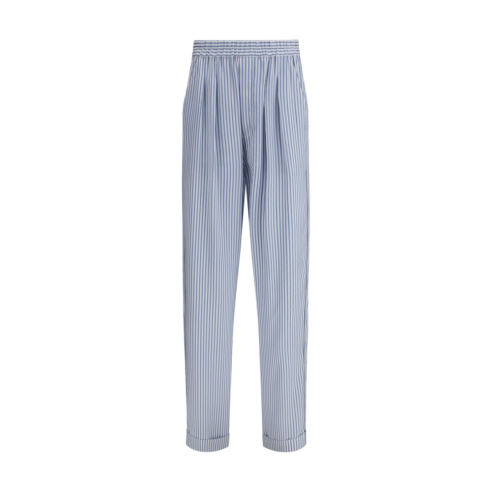 Discover the Tom Ford Multicolor Silk Casual Pants, an exquisite blend of 100% silk and artistry, perfect for those who embrace elegance and sophistication.