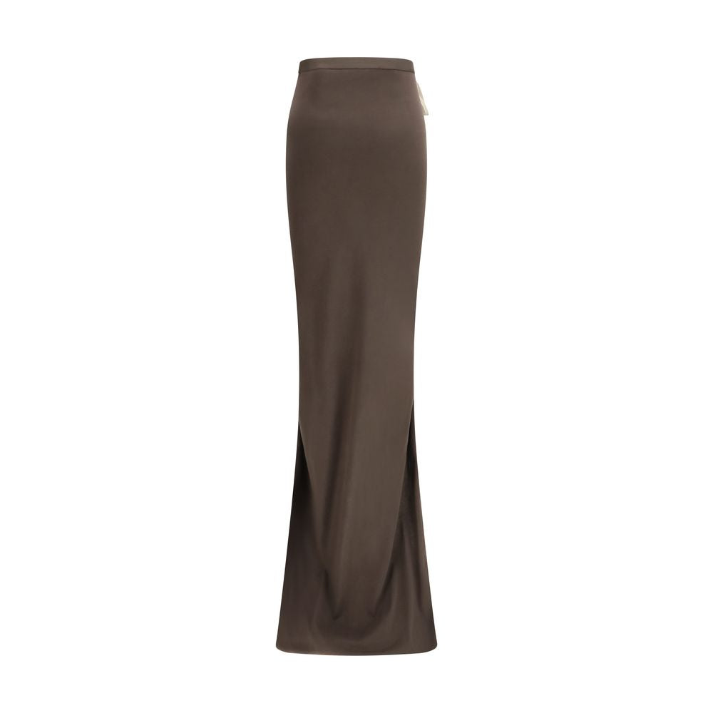 Moncler x Rick Owens Brown Cotton Long Skirt – Timeless Elegance