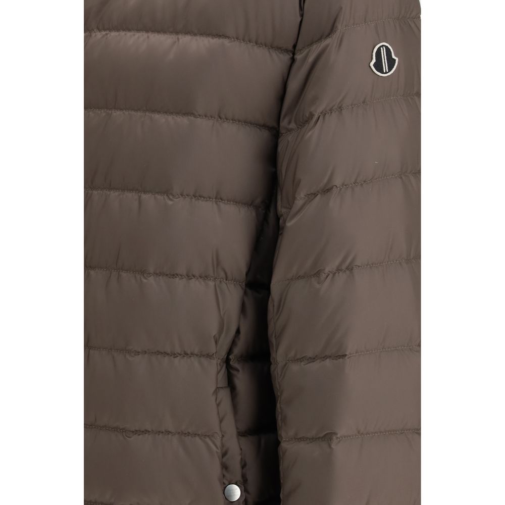 Moncler x Rick Owens Brown Goose Down Trench Coat