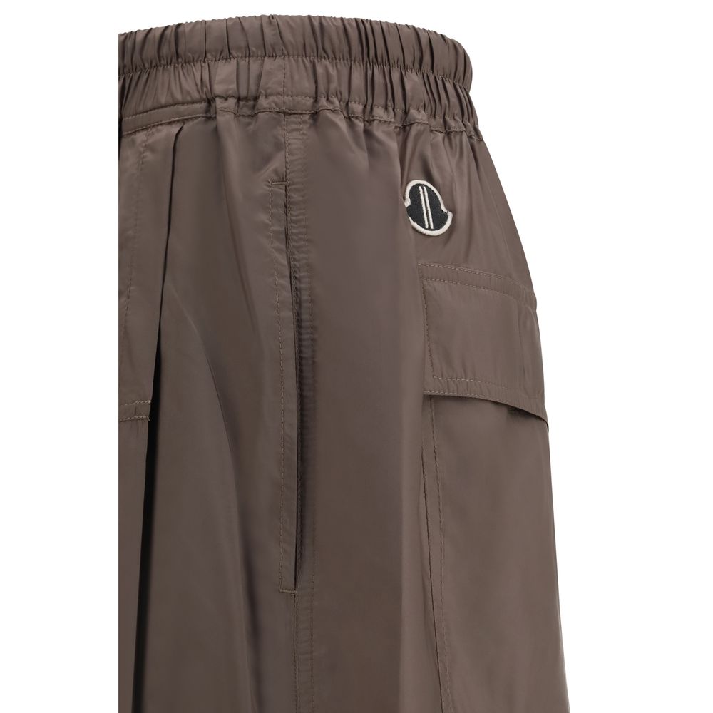 Moncler x Rick Owens Brown Bermuda Shorts - Luxury Redefined