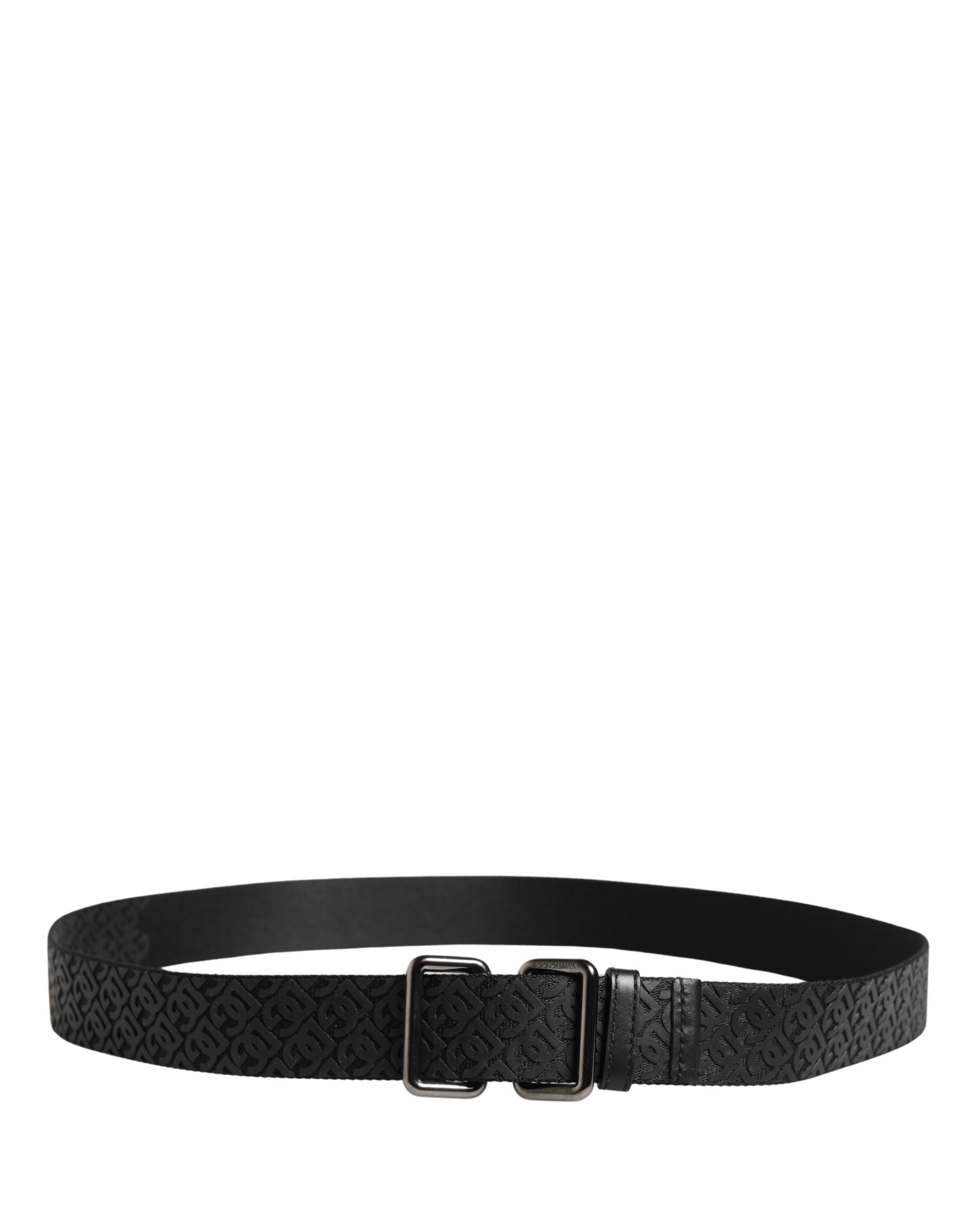 Dolce & Gabbana Black DG Logo Belt - Exquisite Luxury Accessory