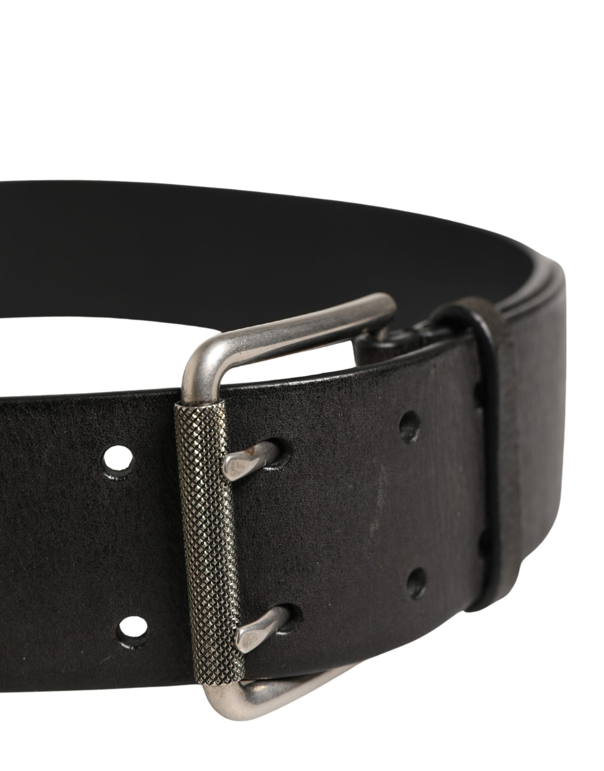 Dolce & Gabbana Black Classic Leather Belt - Timeless Luxury