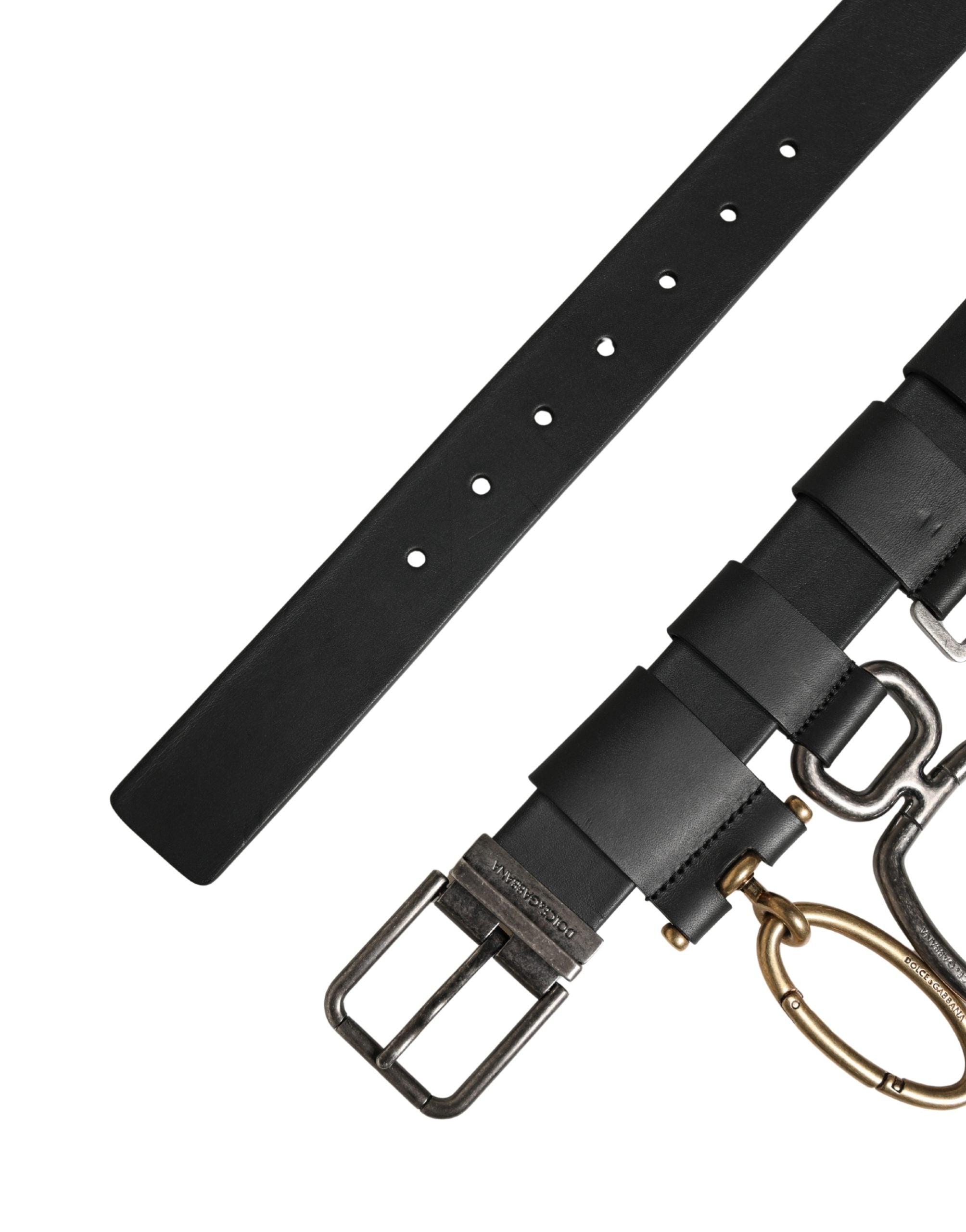 Dolce & Gabbana Black Classic Leather Belt - Artisanal Luxury