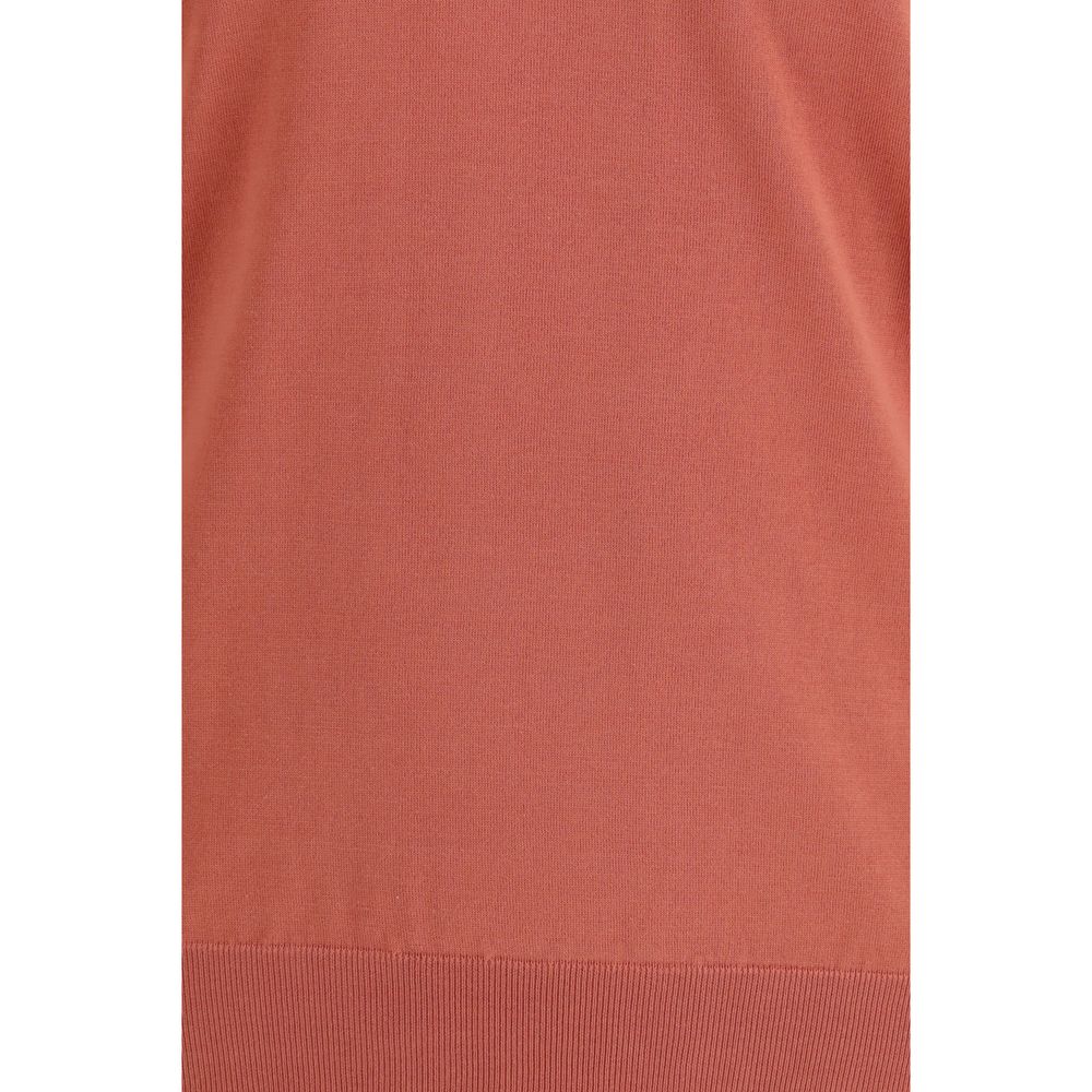 Indulge in the exquisite Brunello Cucinelli Orange Cotton Sweatshirt, a masterpiece of Italian craftsmanship from the SS26 collection, embodying timeless elegance and luxurious comfort.