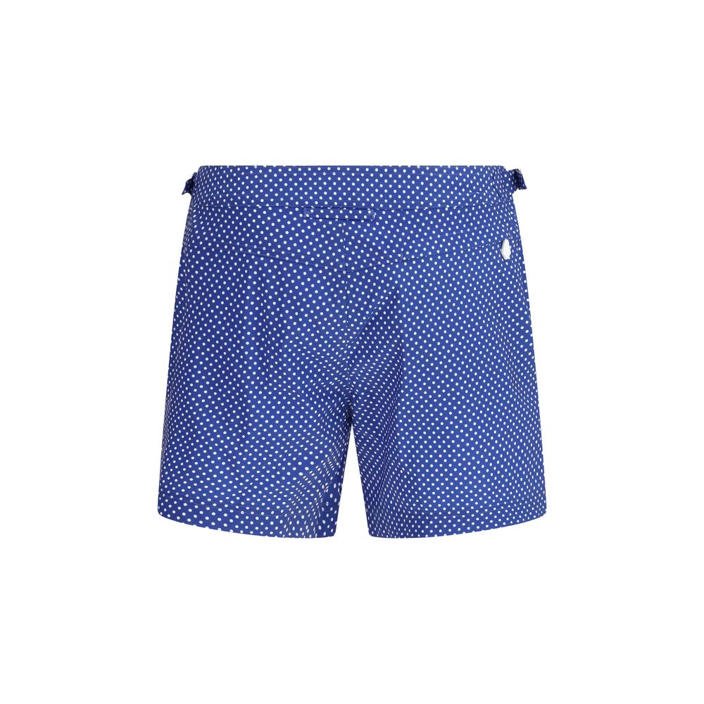 Tom Ford Blue Polyester Shorts - Exquisite Craftsmanship for Summer Elegance