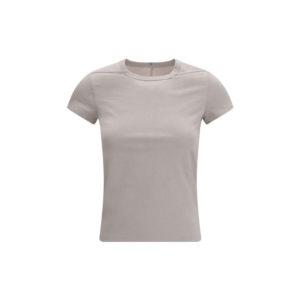 Elevate your wardrobe with the Rick Owens Beige Cotton T-Shirt from the SS26 collection, a luxurious blend of exquisite craftsmanship and contemporary design.
