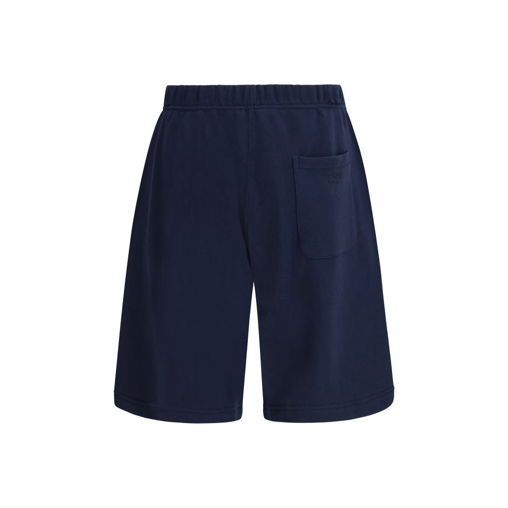 Kenzo Blue Cotton Bermuda Shorts - Timeless Luxury and Elegance