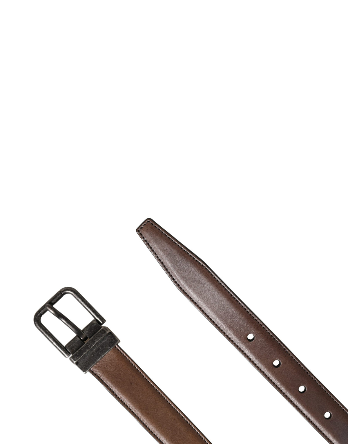 Indulge in the exquisite Dolce & Gabbana Brown Classic Leather Metal Buckle Belt, a testament to Italian craftsmanship that elevates any ensemble with timeless elegance.