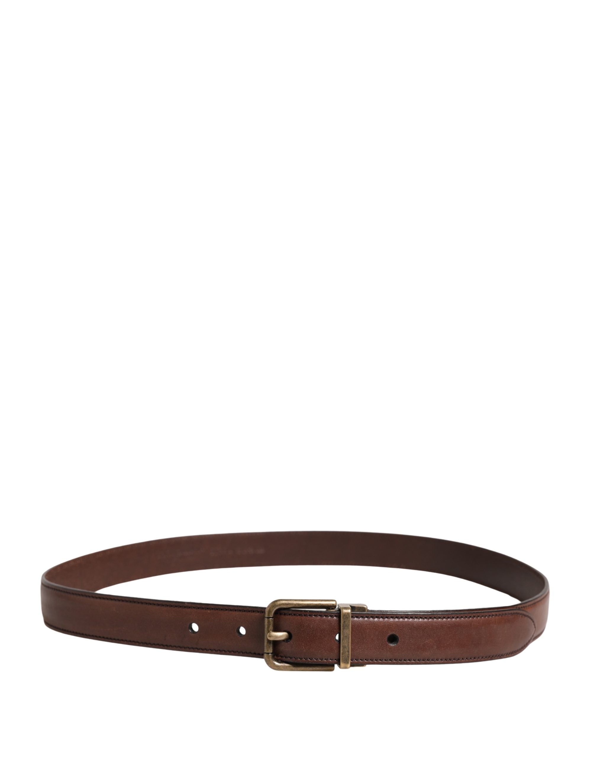 Dolce & Gabbana Classic Leather Belt - Artisanal Luxury Accessory