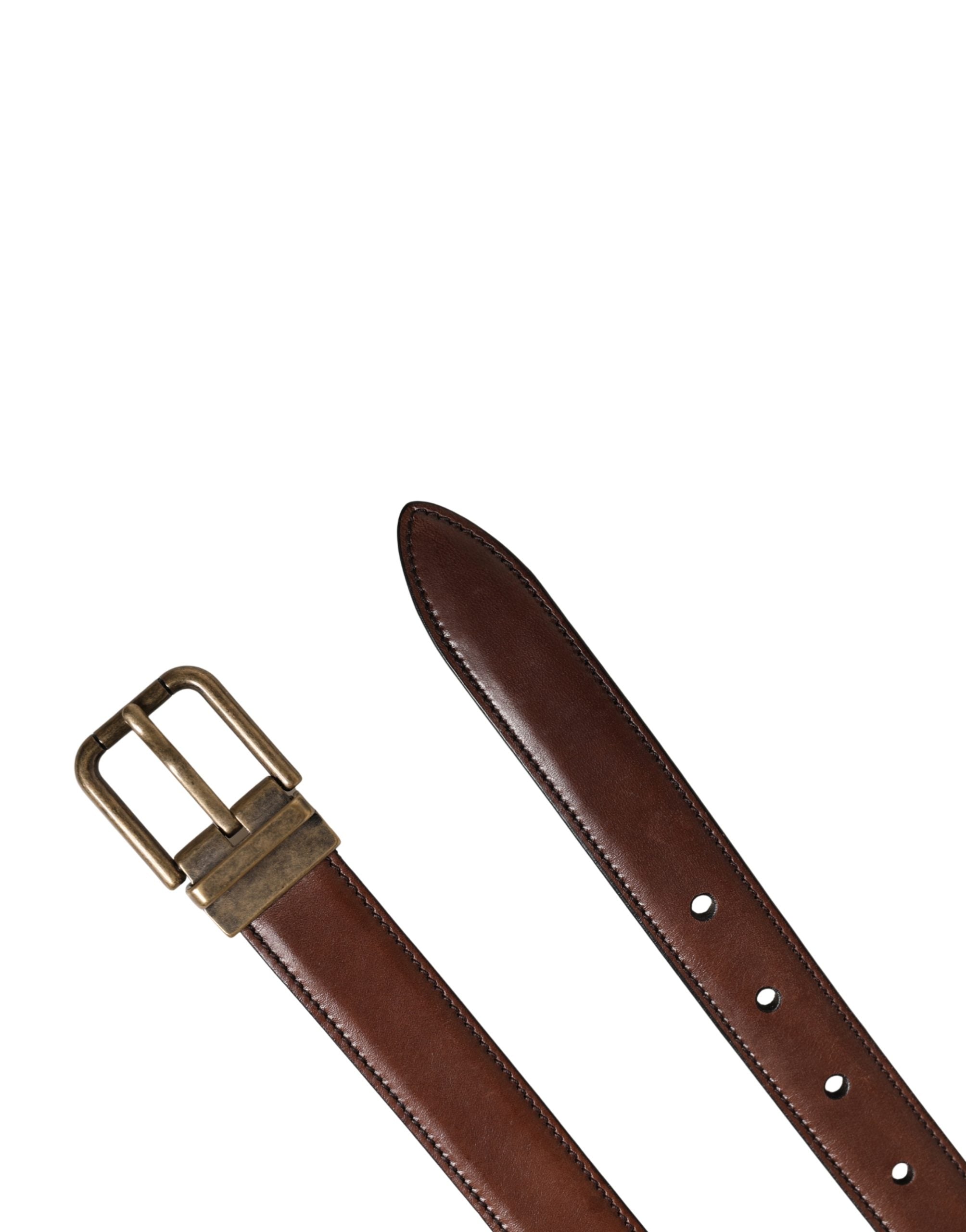 Dolce & Gabbana Classic Leather Belt - Artisanal Luxury Accessory
