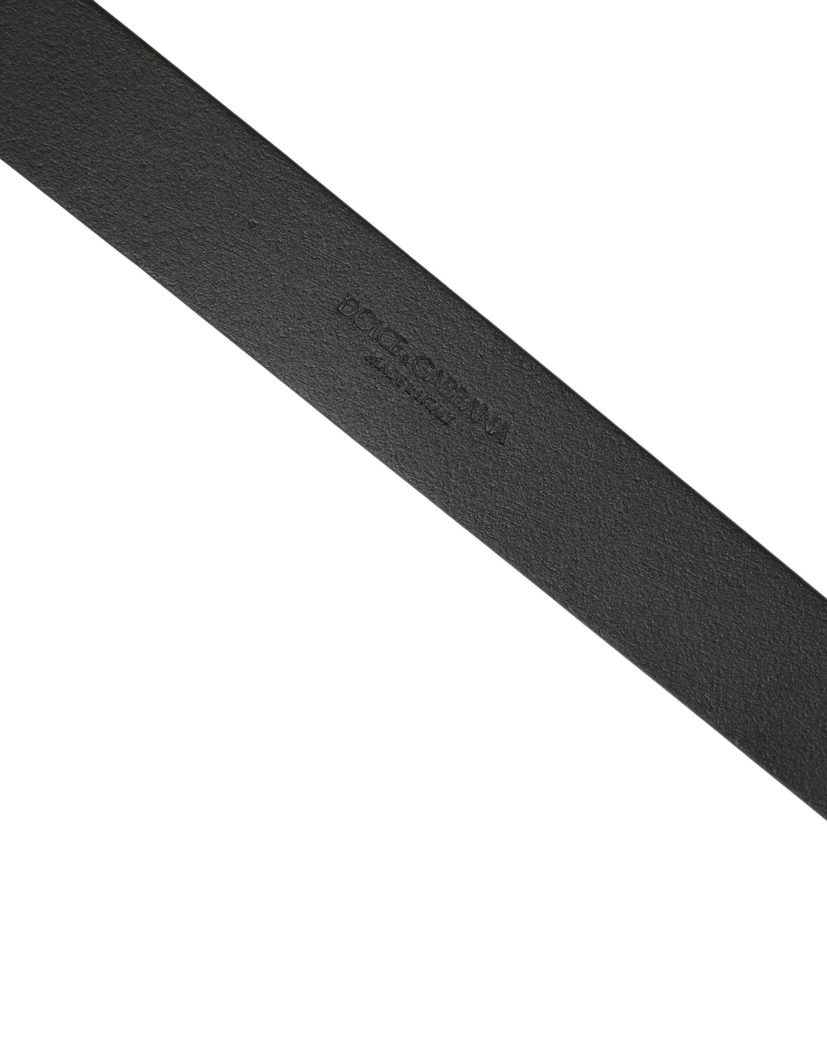 Experience the exquisite allure of the Dolce & Gabbana Men Black Calfskin Leather Square Buckle Belt, a timeless accessory crafted in Italy that embodies luxury and sophistication.