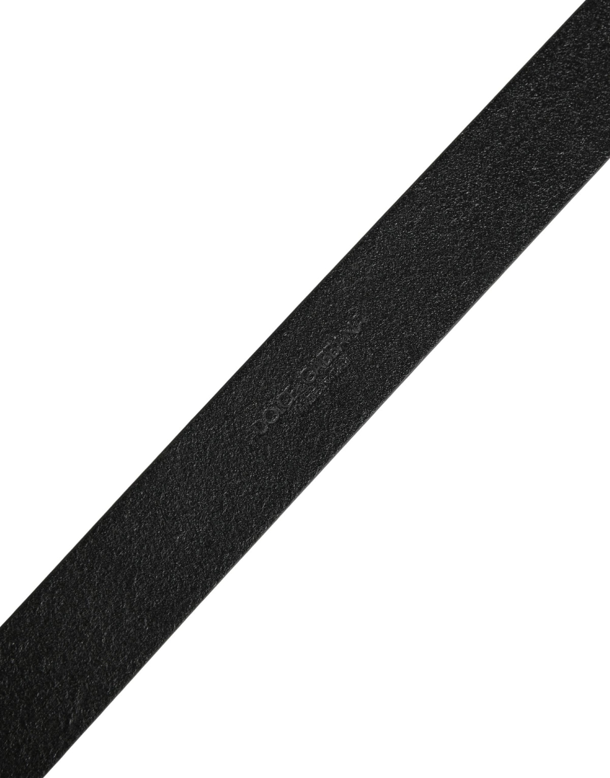 Dolce & Gabbana Black Calf Leather Belt - Timeless Elegance