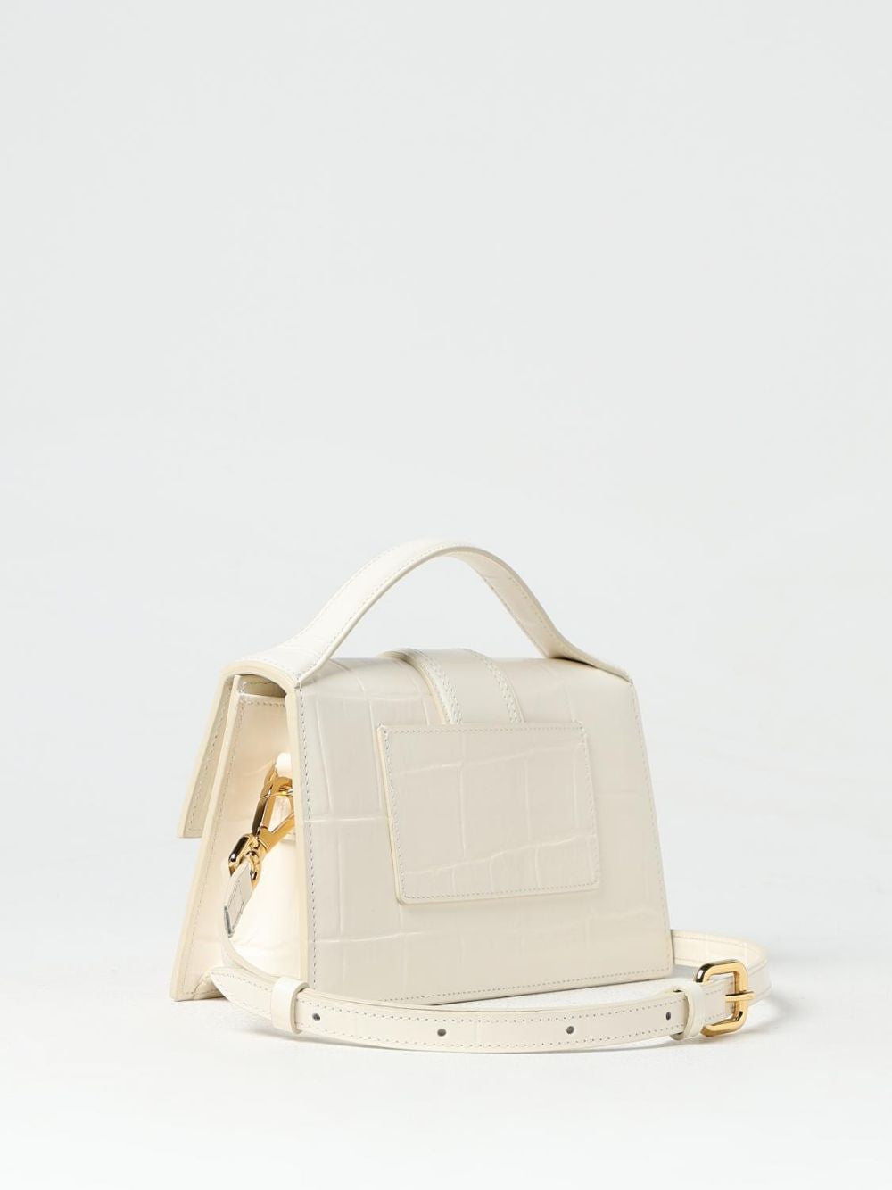 Jacquemus Ivory Cocco Le Grand Bambino Handbag - Exquisite Luxury
