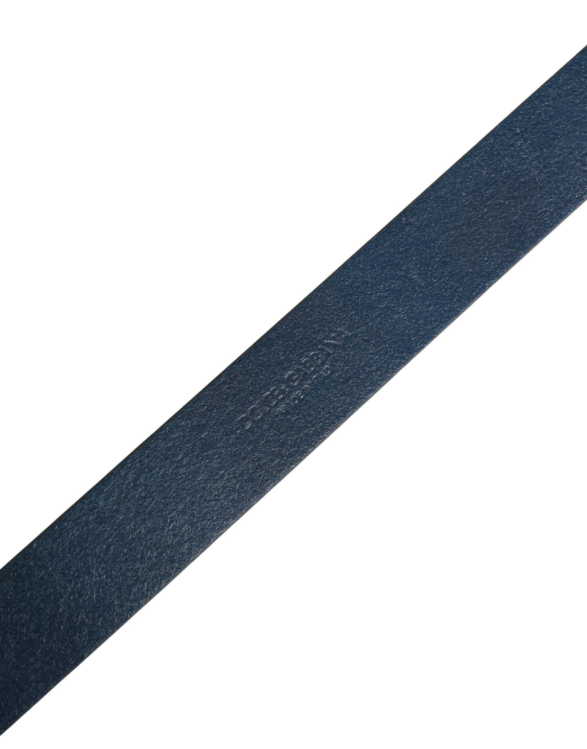 Elevate your style with the Dolce & Gabbana Blue Calf Leather Logo Metal Buckle Belt, a masterpiece of Italian craftsmanship that embodies timeless luxury and sophistication.