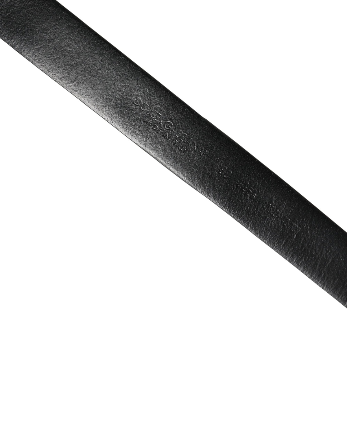 Dolce & Gabbana Black Calf Leather Belt - Timeless Luxury Accessory