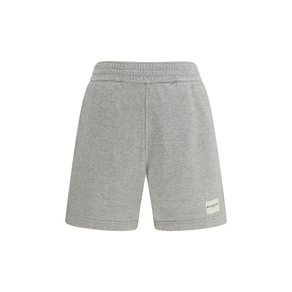 Givenchy Gray Cotton Bermuda Shorts - Luxe Designer Elegance