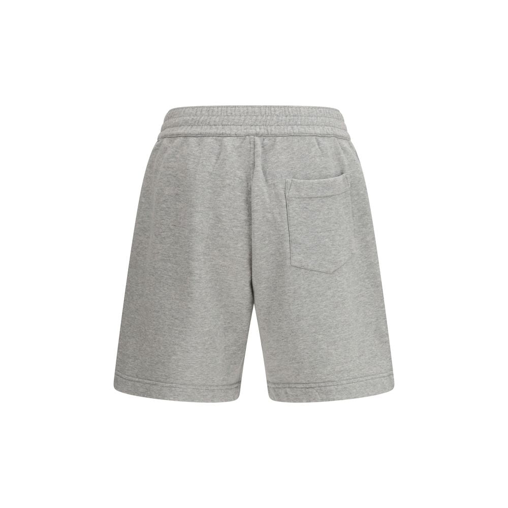 Givenchy Gray Cotton Bermuda Shorts - Artisanal Luxury Fashion