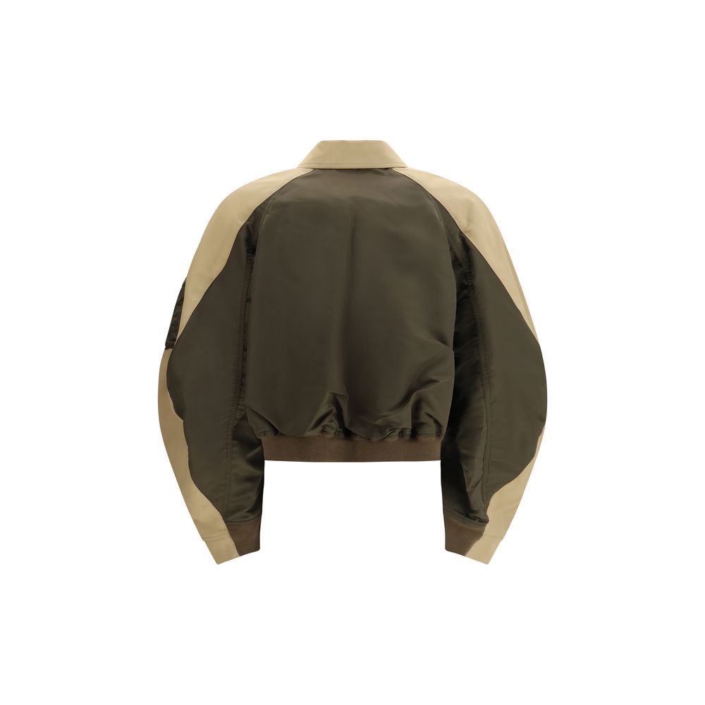 Sacai Bicolor Cotton Bomber - Luxurious Versatility for All