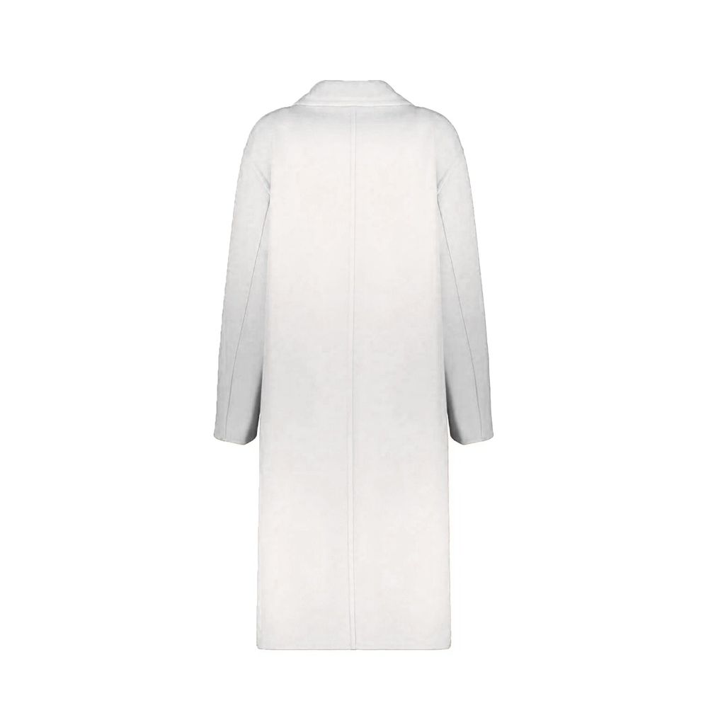 Discover the Herno White Wool Coat, a testament to luxurious craftsmanship and timeless elegance, perfect for those who appreciate refined style and sophistication.