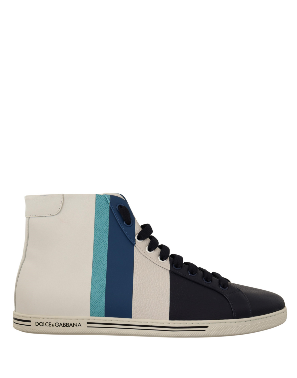Dolce & Gabbana Multicolor Leather Mid Top Sneakers - Luxury Redefined