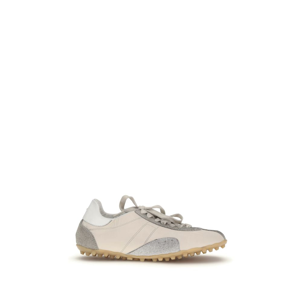 Maison Margiela Beige Goatskin Athletic Sneakers - Luxury Redefined