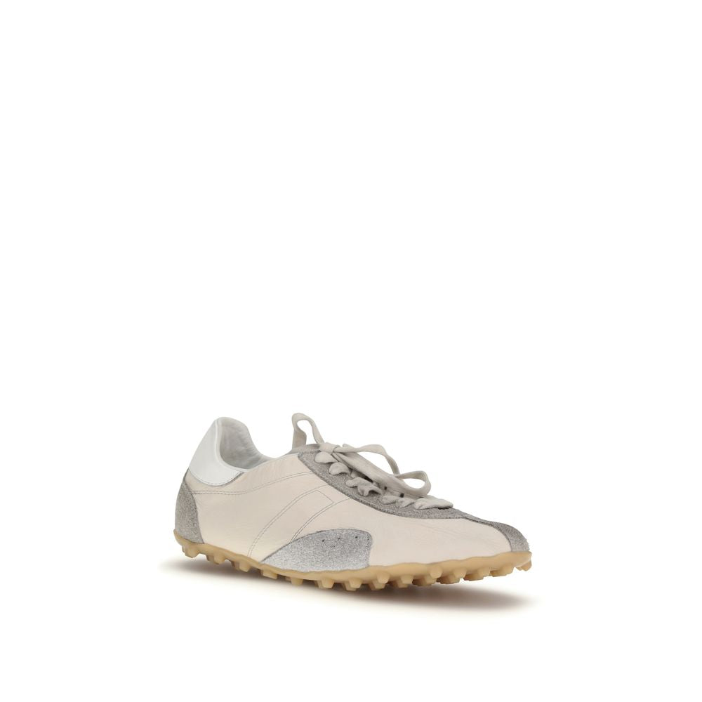 Maison Margiela Beige Goatskin Athletic Sneakers - Luxury Redefined
