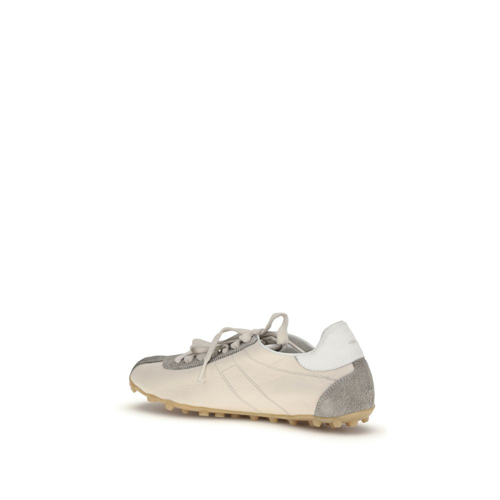 Maison Margiela Beige Goatskin Athletic Sneakers - Luxury Redefined