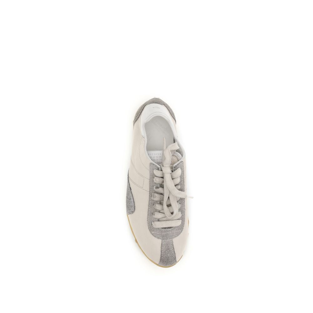 Maison Margiela Beige Goatskin Athletic Sneakers - Luxury Redefined