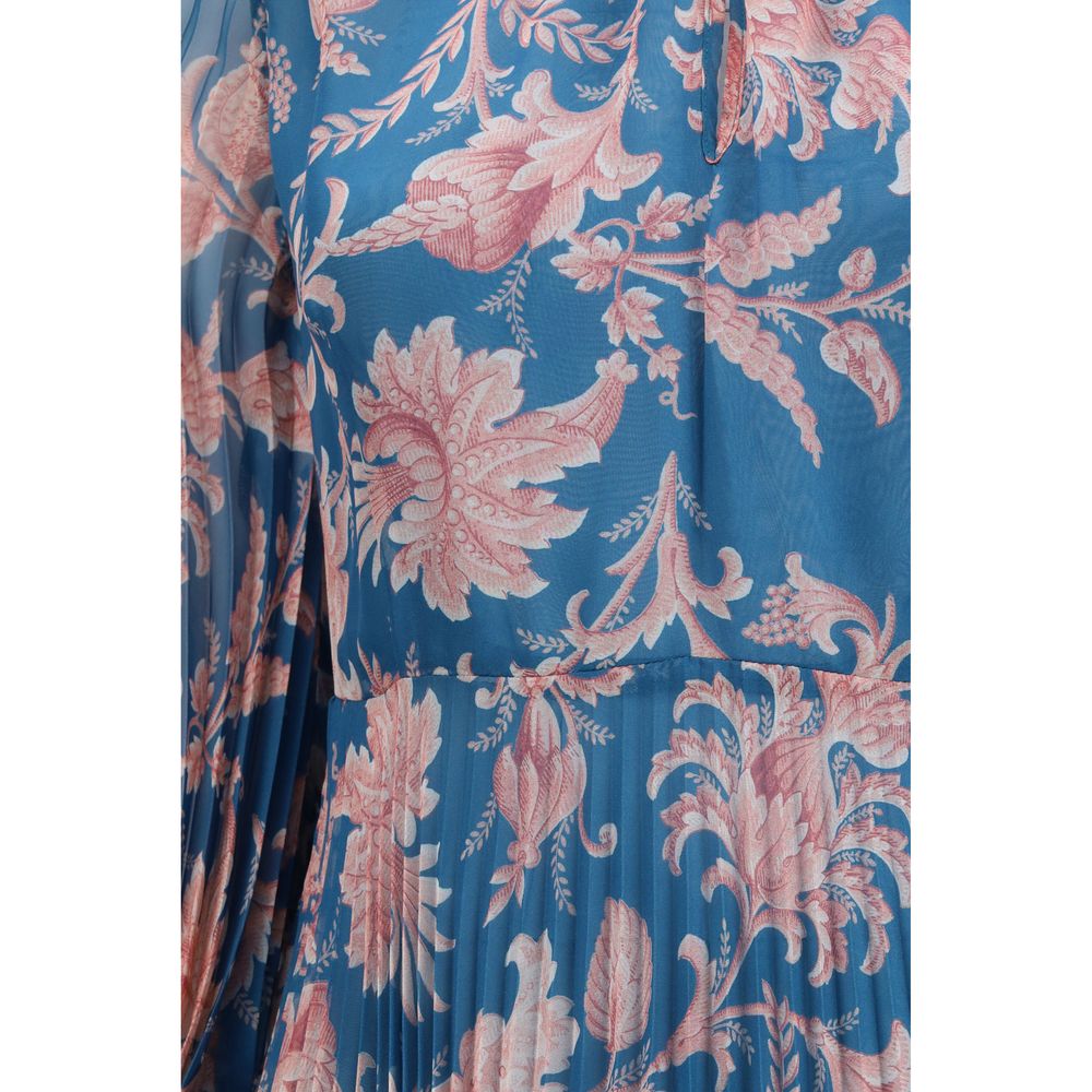 Etro Blue Polyester Casual Dress – Luxury Elegance Redefined