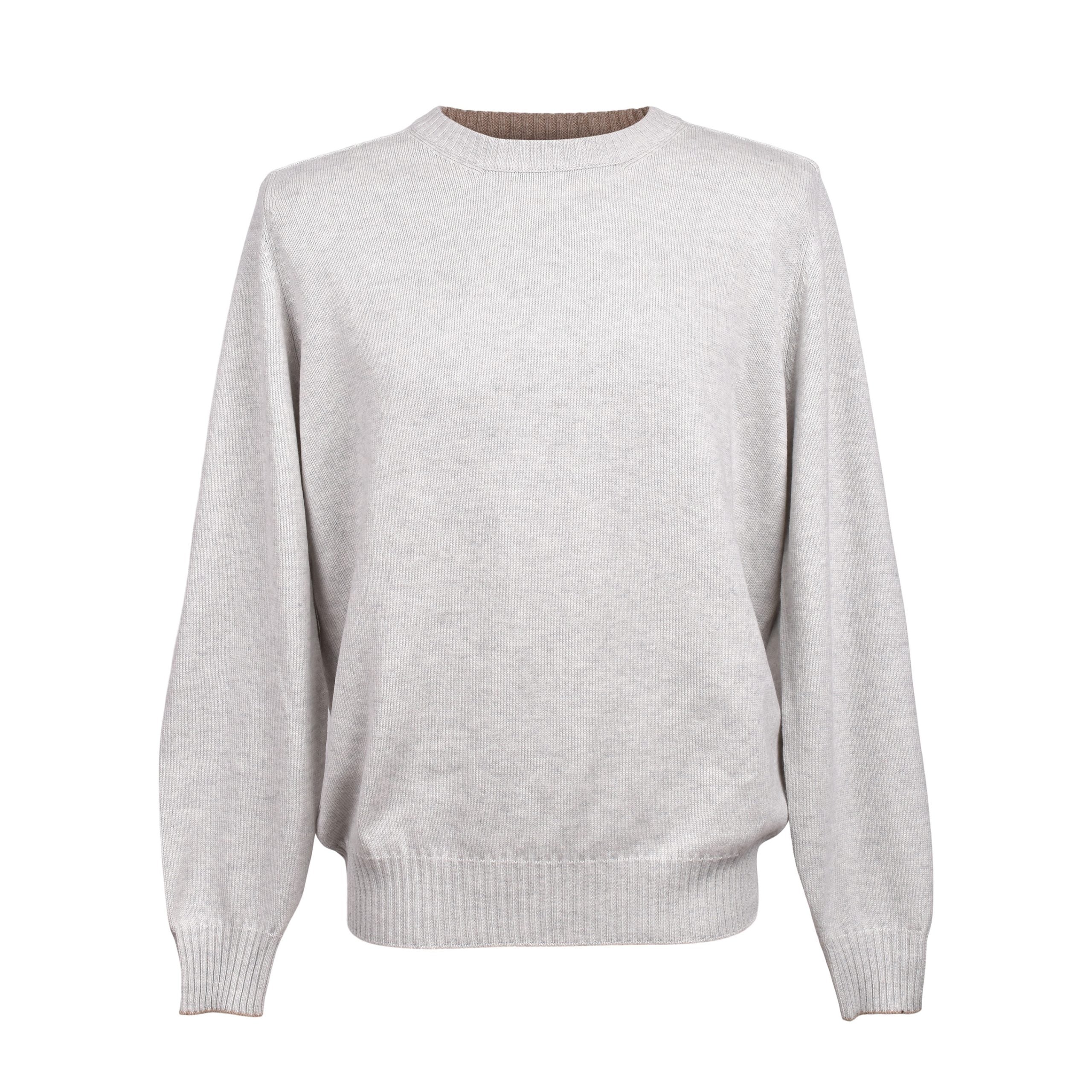 Brunello Cucinelli Bicolor Cashmere Cashmere Sweater