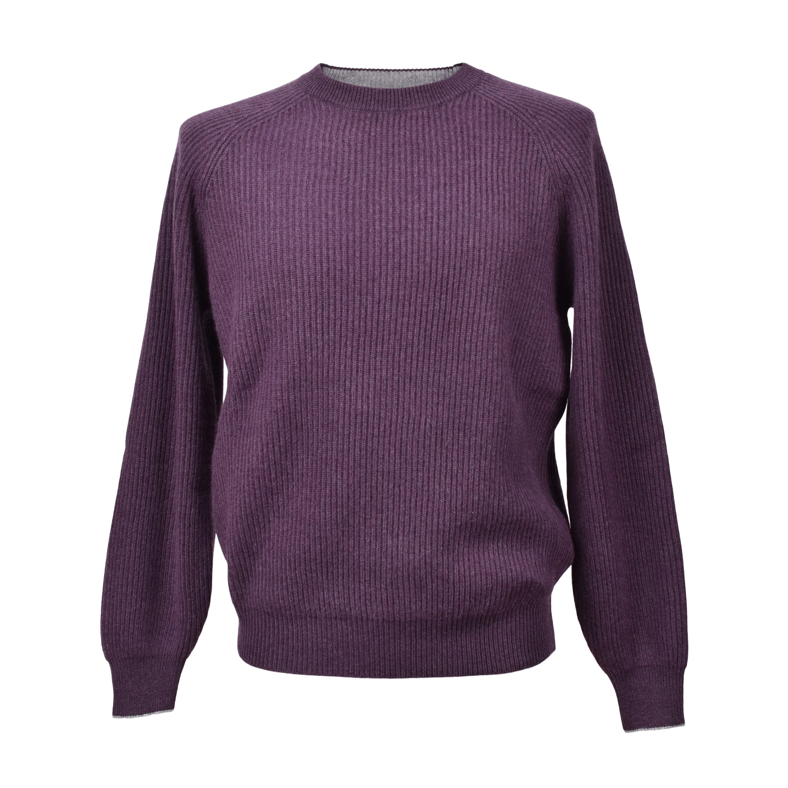 Brunello Cucinelli Purple Cashmere Cashmere Sweater