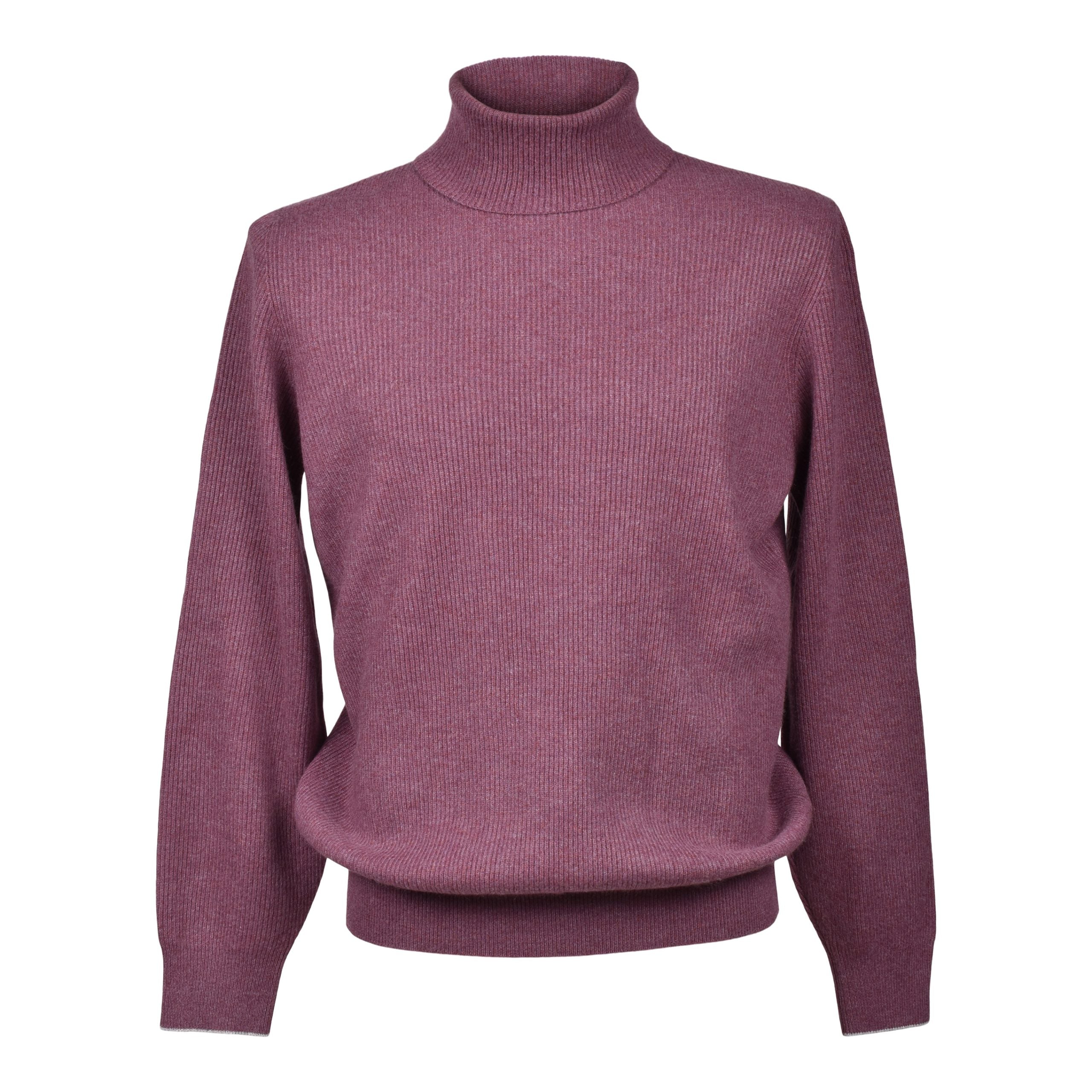 Brunello Cucinelli Purple Cashmere Turtleneck