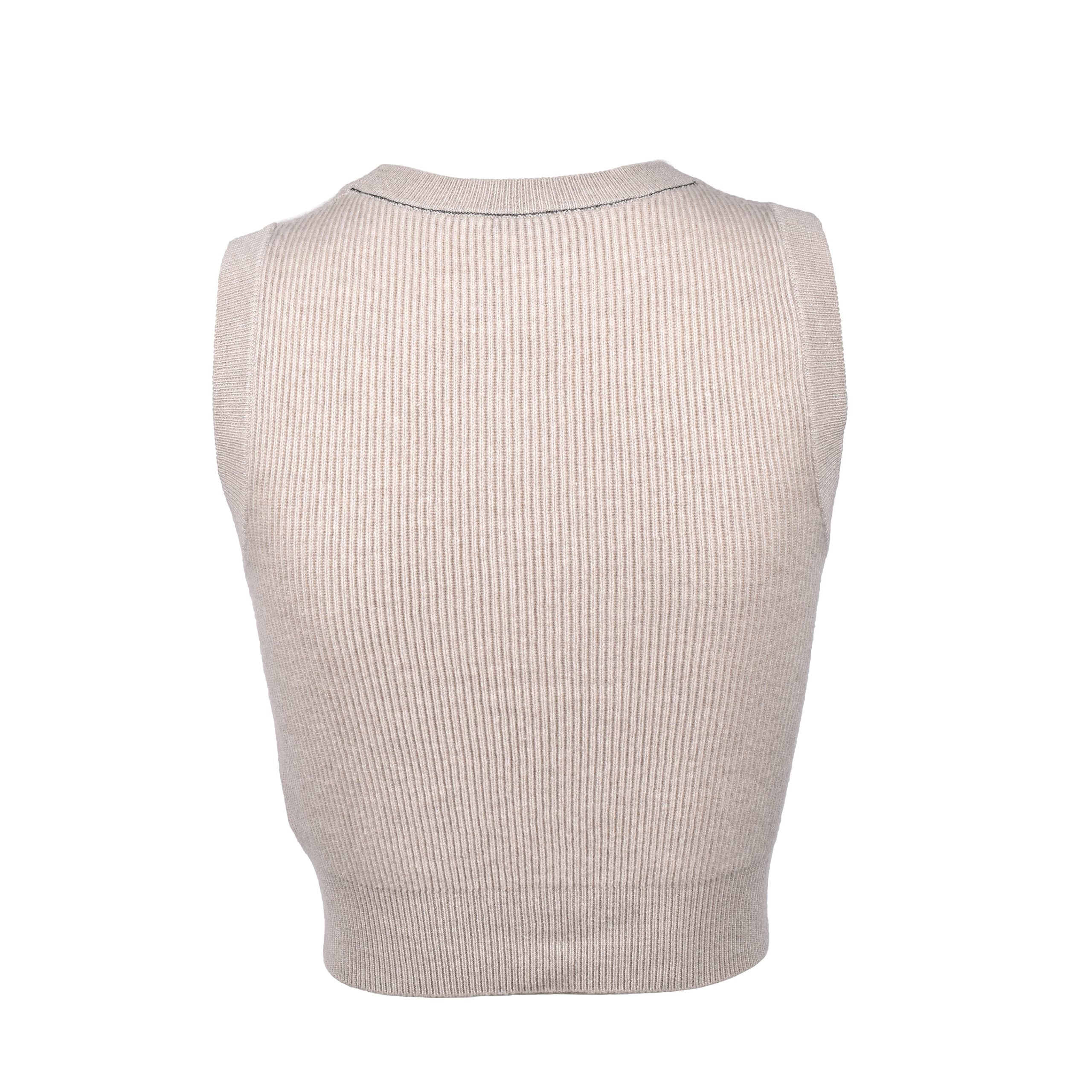 Brunello Cucinelli Beige Cashmere Cashmere Sweater