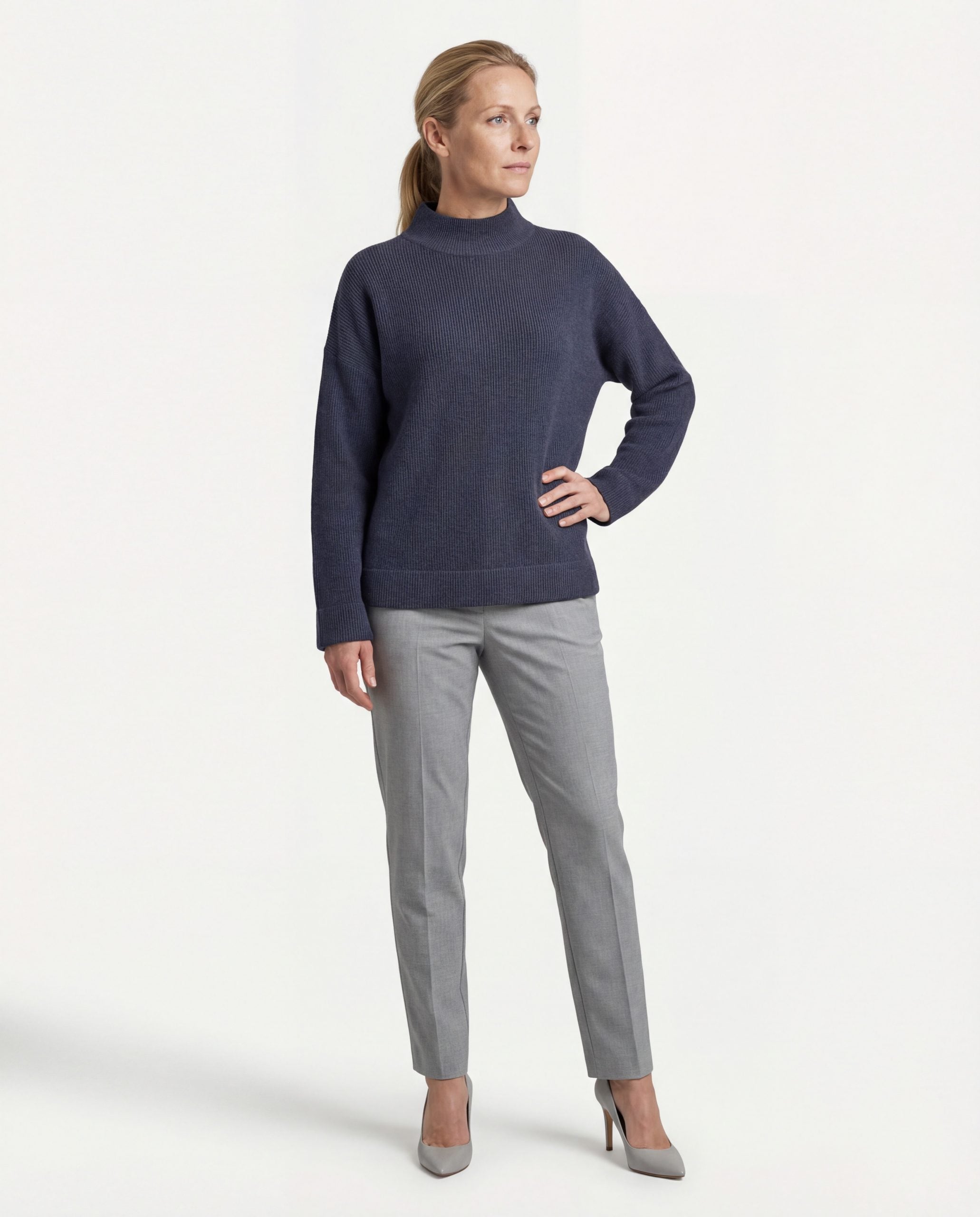 Brunello Cucinelli Blue Cashmere Cashmere Sweater