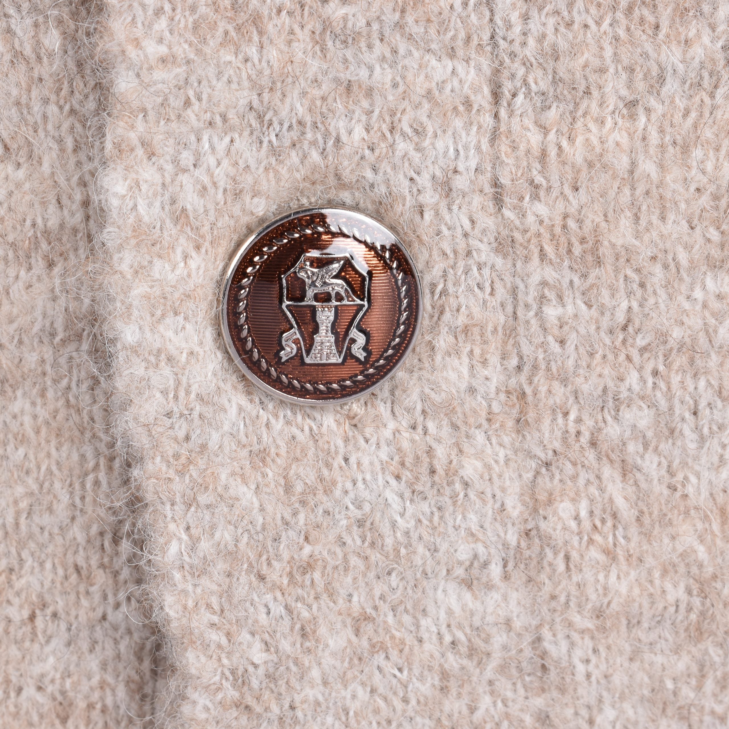 Brunello Cucinelli Beige Leather Sweatshirt