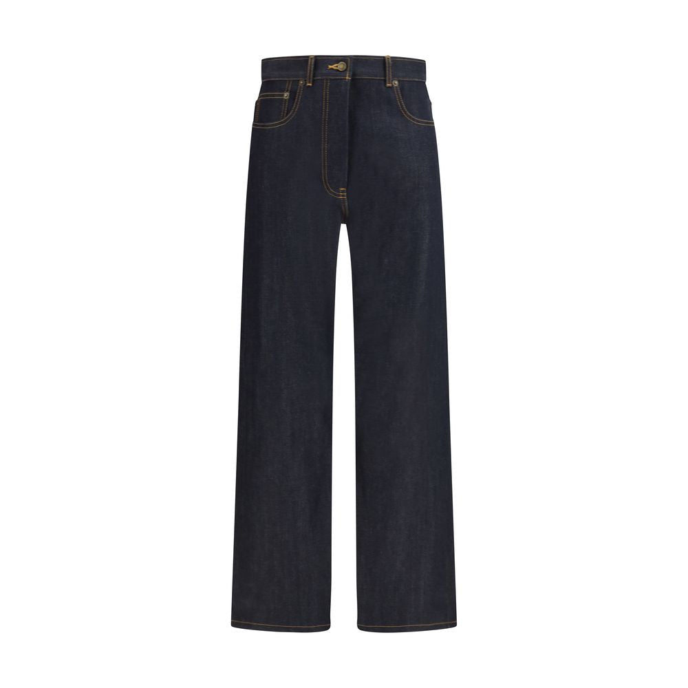 Thom Browne Blue Cotton Straight-Leg Jeans – Luxury Denim Redefined