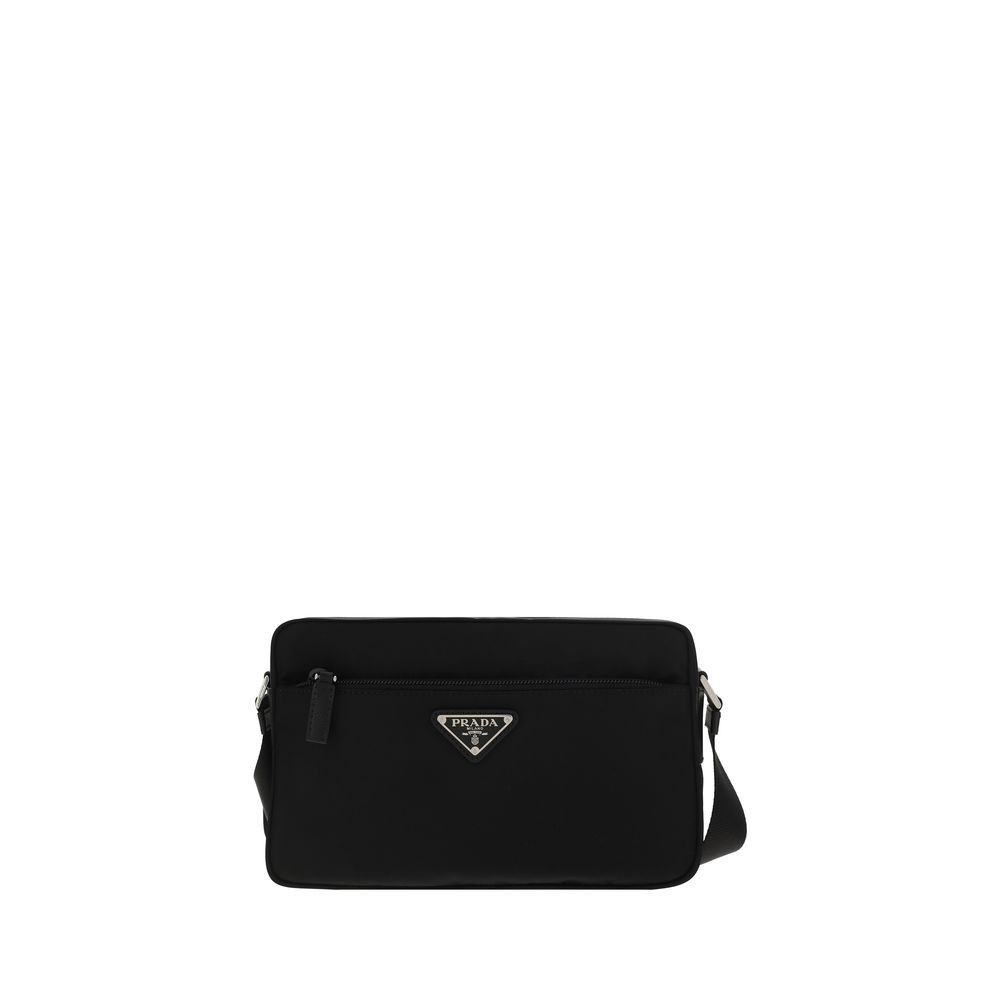 Prada Black Nylon Shoulder Bag - Refined Elegance for the Discerning