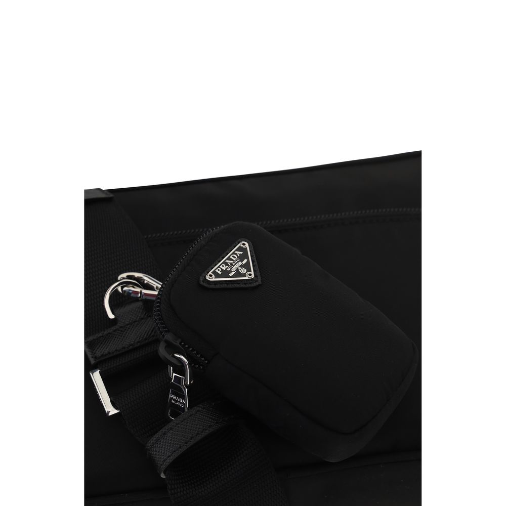 Prada Black Nylon Shoulder Bag - Timeless Luxury Redefined