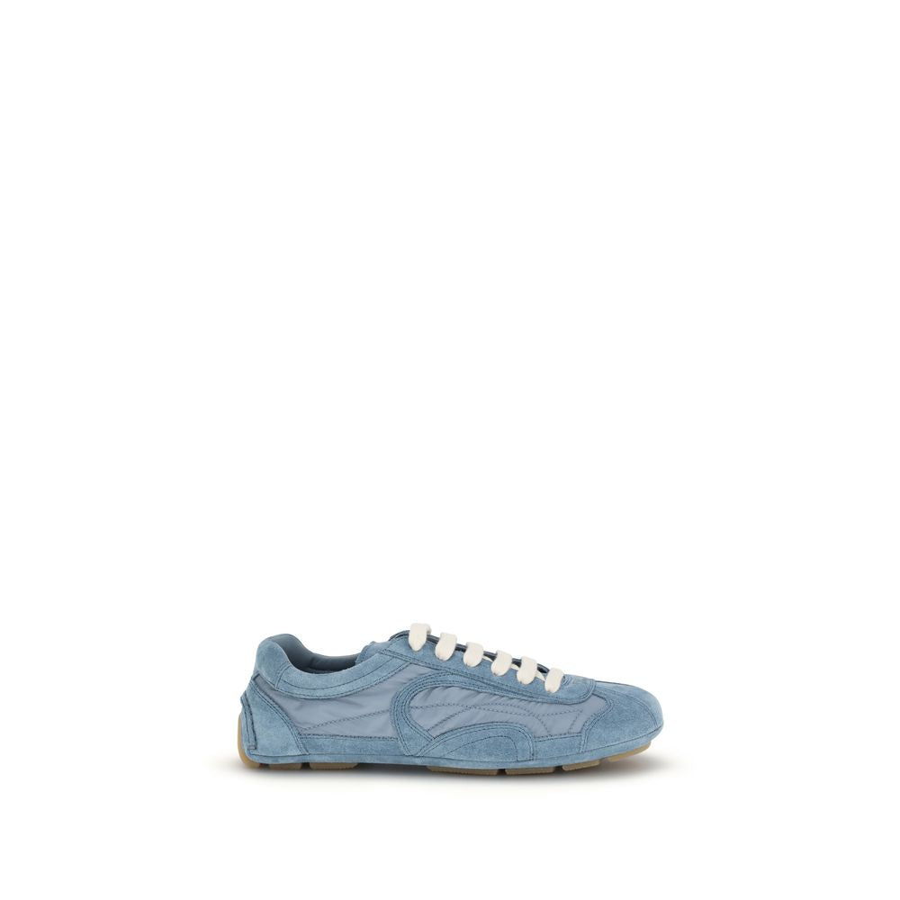 Prada Blue Lamb Ovis Aries Athletic Sneakers - Luxurious Comfort